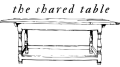 The logo of the shared table charity